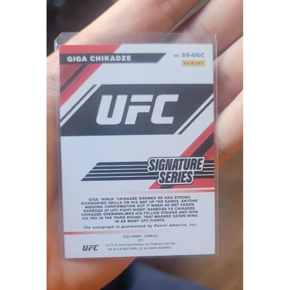 Giga Chikadze 2022 Gold Signature Series 10/10 UFC - 1516